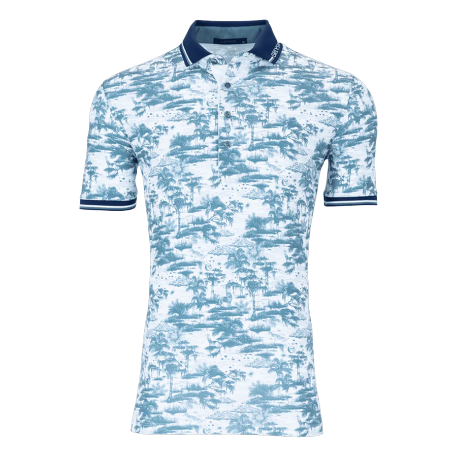 Mystic Marsh Toile Polo