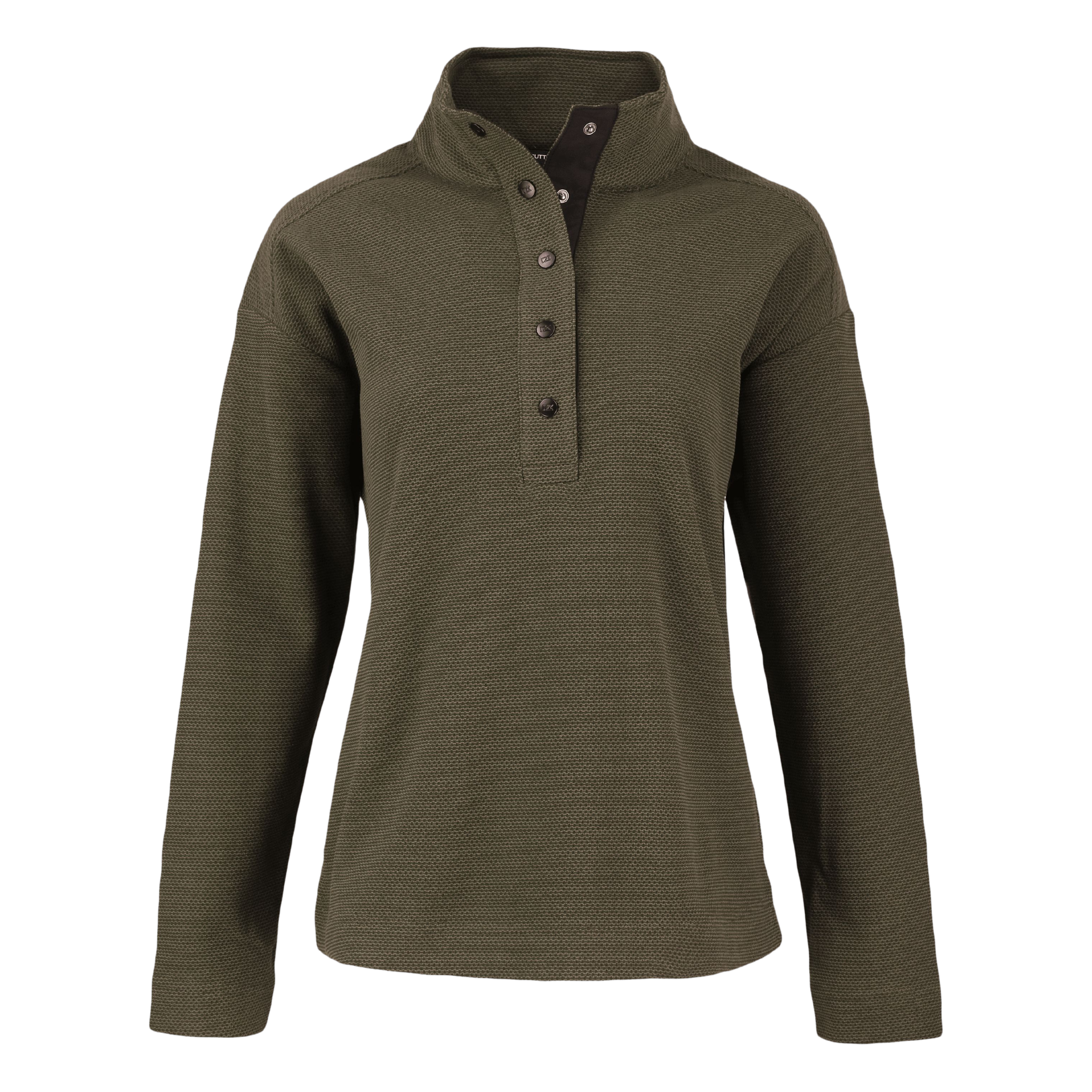 Womens Hunts Point Textured Fleece Snap Pullover
